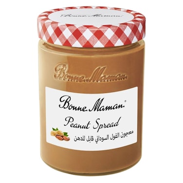 Bonne Maman Smooth Peanut Butter Spread, 325g