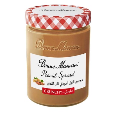 Bonne Maman Crunchy Peanut Butter Spread, 325g
