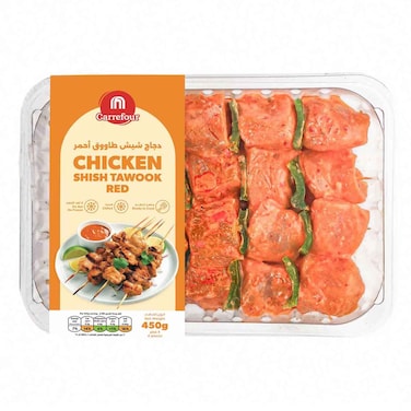 Carrefour Chicken Shish Tawook Red 450g