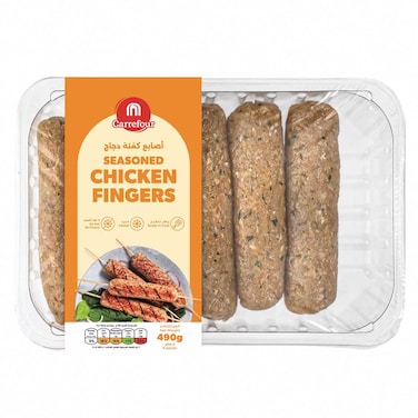 Carrefour Chicken Fingers Seasoned 490g