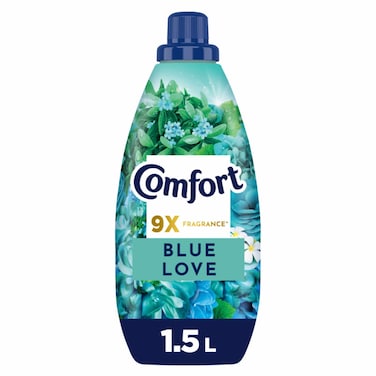 Comfort  Concentrate Fabric Softener,  Blue Love, 9x fragrance, 1.5L