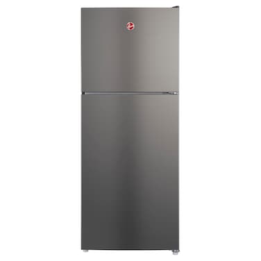 Hoover Top Mount Double Door Refrigerator HTR-M386-S Inox 386L