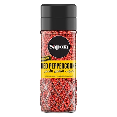Sapora Red Peppercorns, 35g