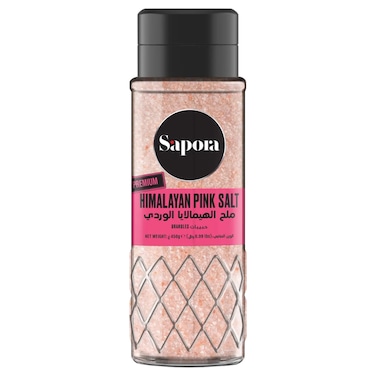 Sapora Himalayan Pink Salt Granules Bottle, 400g