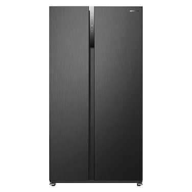 Hitachi 680L Gross, Net 525L Side by Side 2 Door Refrigerator, 10 Year Warranty on Inverter Compressor, Dark Inox-HRSN9552DDXAE