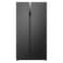 Hitachi 680L Gross, Net 525L Side by Side 2 Door Refrigerator, 10 Year Warranty on Inverter Compressor, Dark Inox-HRSN9552DDXAE