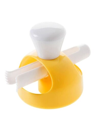 Doughnut Baking Mold Yellow/White 8.5x8x4cm