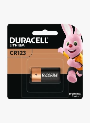 Duracell CR 123 Lithium 3V Battery - Pack of 1