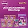 Whiskas Junior Tasty Mix, Chicken Tuna &amp; Sweet Potato in Gravy, Pack of 4x70g
