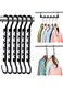 Custelen Magic Space Saving Hangers - Multi Hanger Closet Organizer with Heart-shaped Groove - College Dorm Room Essentials - Closet Storage Organization for Wardrobe