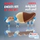 Kinder Chocolate Ice Cream, Milk Chocolate &amp; White Chocolate, 4 Sticks, 360ml
