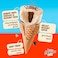 Kinder Bueno White Ice Cream, Creamy Hazelnut &amp; White Chocolate Topping, 1 Cone, 62g