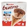 Kinder Bueno Classic Ice Cream, Creamy Hazelnut &amp; Chocolate Topping, Multipack, 4 Cones, 62g Pack of 4