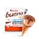 Kinder Bueno Classic Ice Cream, Creamy Hazelnut &amp; Chocolate Topping, Multipack, 4 Cones, 4x62g