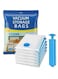 7-Piece Vacuum Storage Bags 60x80cm,Reusable Compression Space Saving Bags ,Foldable, Durable and Space Saver , with Free Hand Pump for Packing Clothes andBedding for Travel