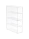 TOPINCN Acrylic Stackable 4 Drawer Eyeglass Storage Organizer Box Clear Sunglasses Display Holder for Makeup Office Items Dustproof and Protective
