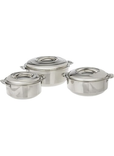 National Stainless Steel Hotpot 3 pcs Set (2500ml, 3500ml, 5000ml)