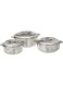 National Stainless Steel Hotpot 3 pcs Set (2500ml, 3500ml, 5000ml)