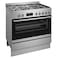 Electrolux UltimateTaste 500 Gas Cooker and Electric Oven EFE915SD, 90 cm, Stainless Steel, 5 Burners