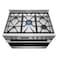Electrolux UltimateTaste 500 Gas Cooker and Electric Oven EFE915SD, 90 cm, Stainless Steel, 5 Burners
