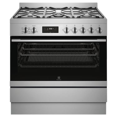 Electrolux UltimateTaste 500 Gas Cooker and Electric Oven EFE915SD, 90 cm, Stainless Steel, 5 Burners