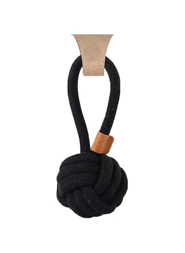 M-PETS Coto Black Loop Ball M Eco Friendly Dog Toy