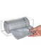 Trash Bag Dispenser Holder, Wall Mount Acrylic Kitchen Single Side Loaded Organizer Storage Box Holder for Garbage Bag Grocery Bag Plastic Bag