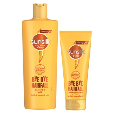 Sunsilk Collagen Blends Shampoo Bye Bye Hairfall 350ml + Conditioner 170ml