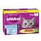 Whiskas Fishy Selection in Jelly Wet Food for Cat, 1 Years and above, 80g Pack of 12