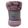 La Collection 280 GSM Polyester Blanket Double 28012810 Dark Mauve 200x220cm