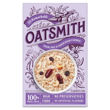 Oatsmith Raisin, Date and Cashew Instant Oatmeal, 270g