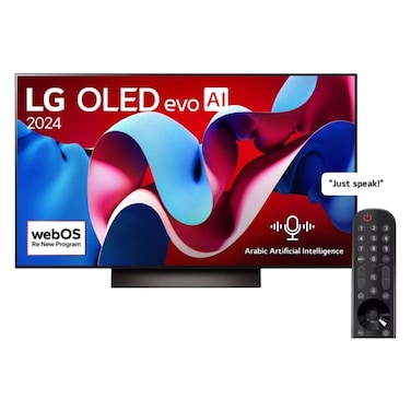 أل جي سي 4 ايفو  أوليد  48 بوصة 4K تلفاز ذكي أي ال ماجيك ريموت دولبي فيجن   webOS24 2024