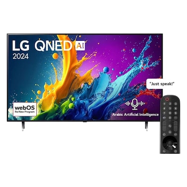 LG QNED QNED80 86 inch 4K Smart TV AI Magic remote HDR10 webOS24 2024