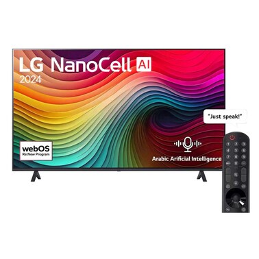 LG NanoCell NANO81 86 inch 4K Smart TV AI Magic remote HDR10 webOS24 2024