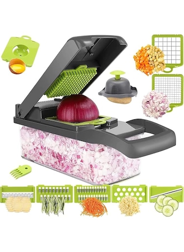 AWH Vegetable Chopper Time Saving Food Chopper - Veg+Choper+9-AWH