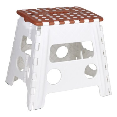Simplify Polypropylene Folding Plastic Stool Large 28.5x21.5x32cm