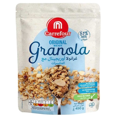 Carrefour Original with Nuts Granola, 450g