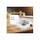 Portable Single Electric Hot Plate 1000W with 5 Temperature Levels and Compact Cooking Design