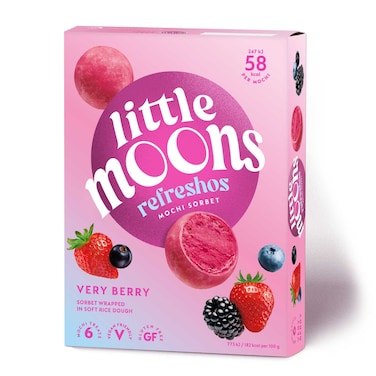 Little Moons Very Berry Flavoured Mochi Sorbet, 192g
