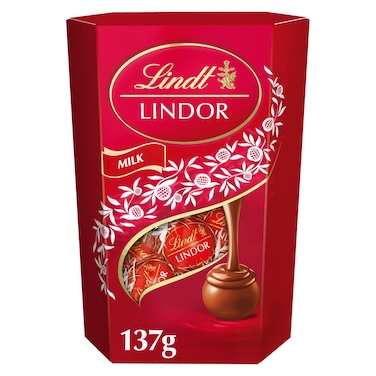Lindt Lindor Milk Truffles Cornet, 137g