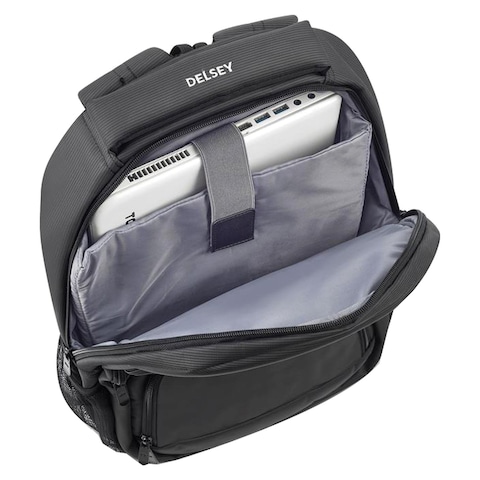 Delsey Element Aviator 2 Compartment Backpack Graphite 21L