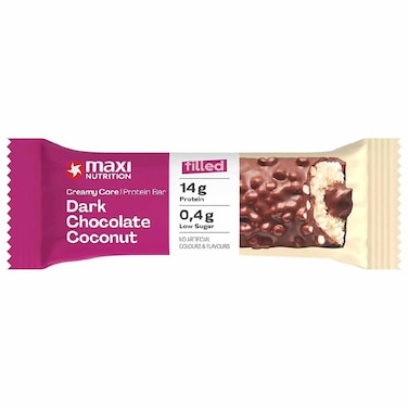 Maxi Nutrition Creamy Core Dark Chocolate Coconut Protein Bar, 45g