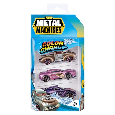 Zuru Metal Machines Series 4 Colour Change Car Toy 3 PCS