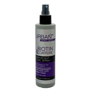 Urban Care Expert Series Biotin and Caffeine Anti-Hair Loss Tonic Spray, 200ml