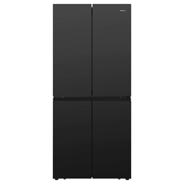 Hisense Four Door Refrigerator RQ561N4AB1 Black Glass 432L