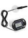 SWIUKPHE Aquarium Thermometer LCD Digital Aquarium Thermometer with Suction Cup Fish Tank Water Terrarium Temperature for Fish and Reptiles