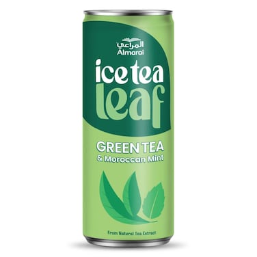 Almarai Ice Tea Leaf Green Tea &amp; Moroccan  Mint, 240ml