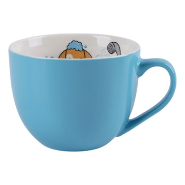 Dog Pattern New Bone China Mug Blue 450ml