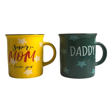 نيو بون شاينا  كوب  مطبوع عليه صورة الأب والأم، 350 ملل