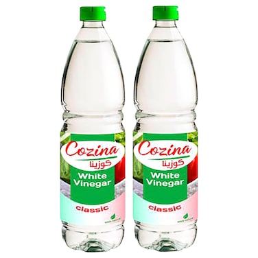 Cozina Classic White Vinegar, 1L Pack of 2